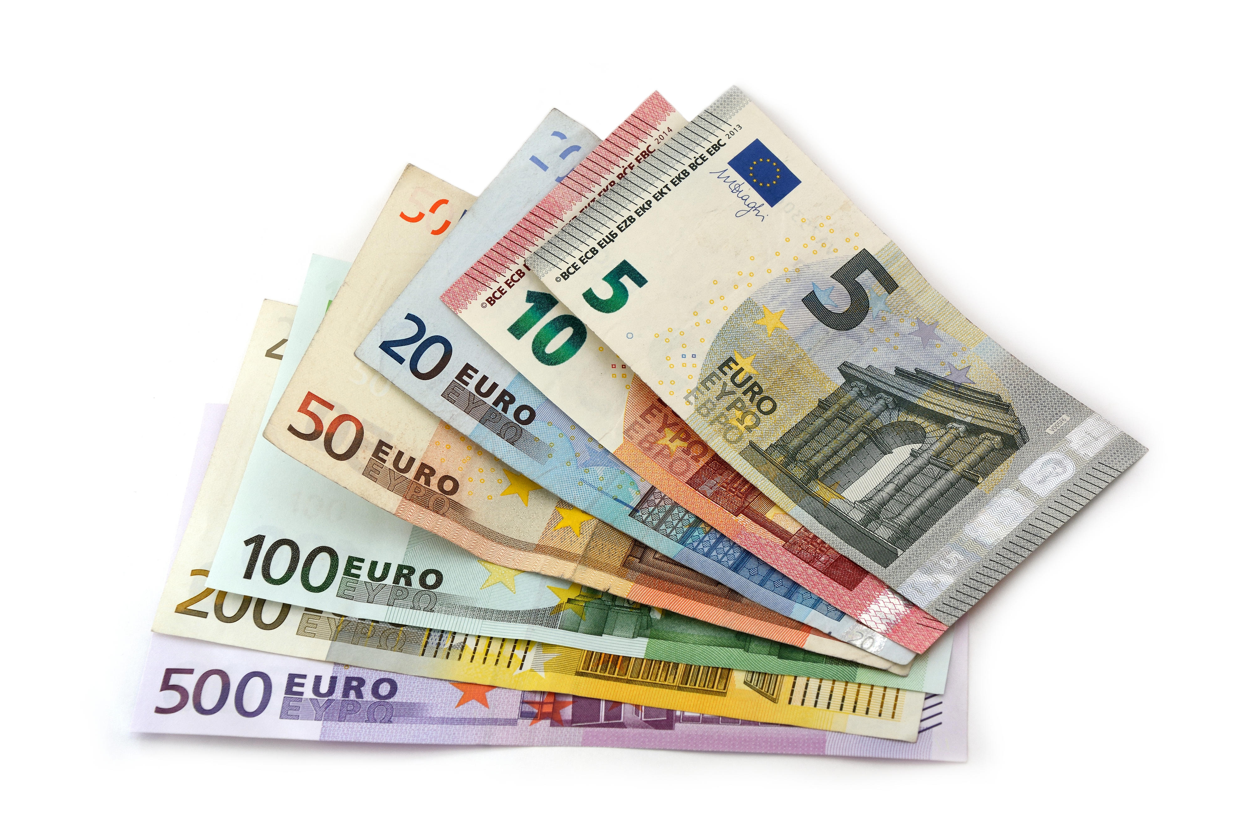 Verschiedene Geldscheine